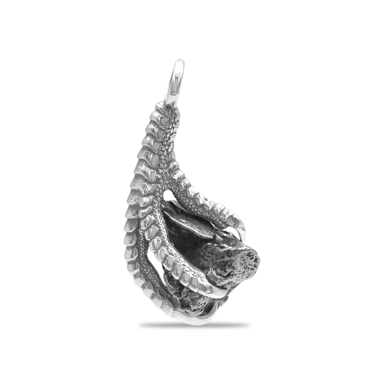 Colgante con forma de garra de águila y piedras preciosas de Starborn en plata de ley