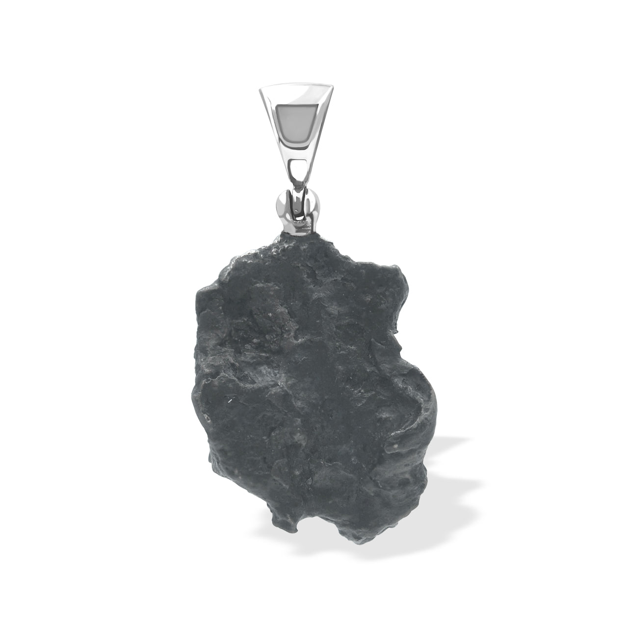 Sikhote Alin Meteorit Nugget Anhänger in Sterling Silber 