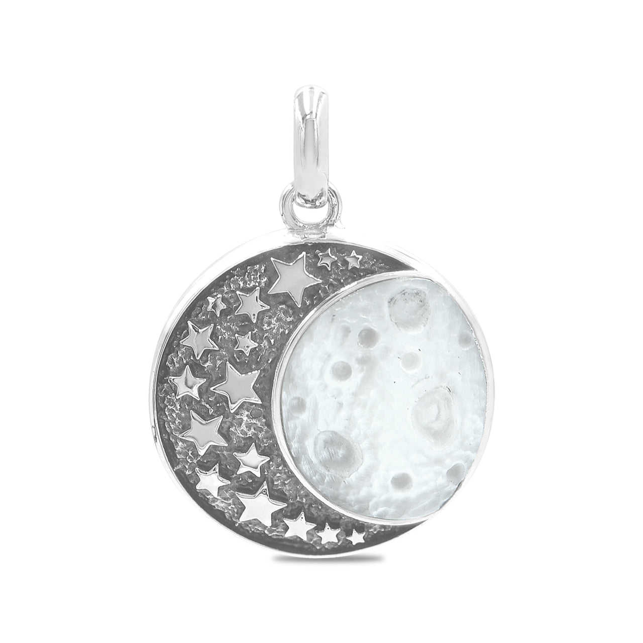 Starborn Moon Style Pendants in Sterling Silver