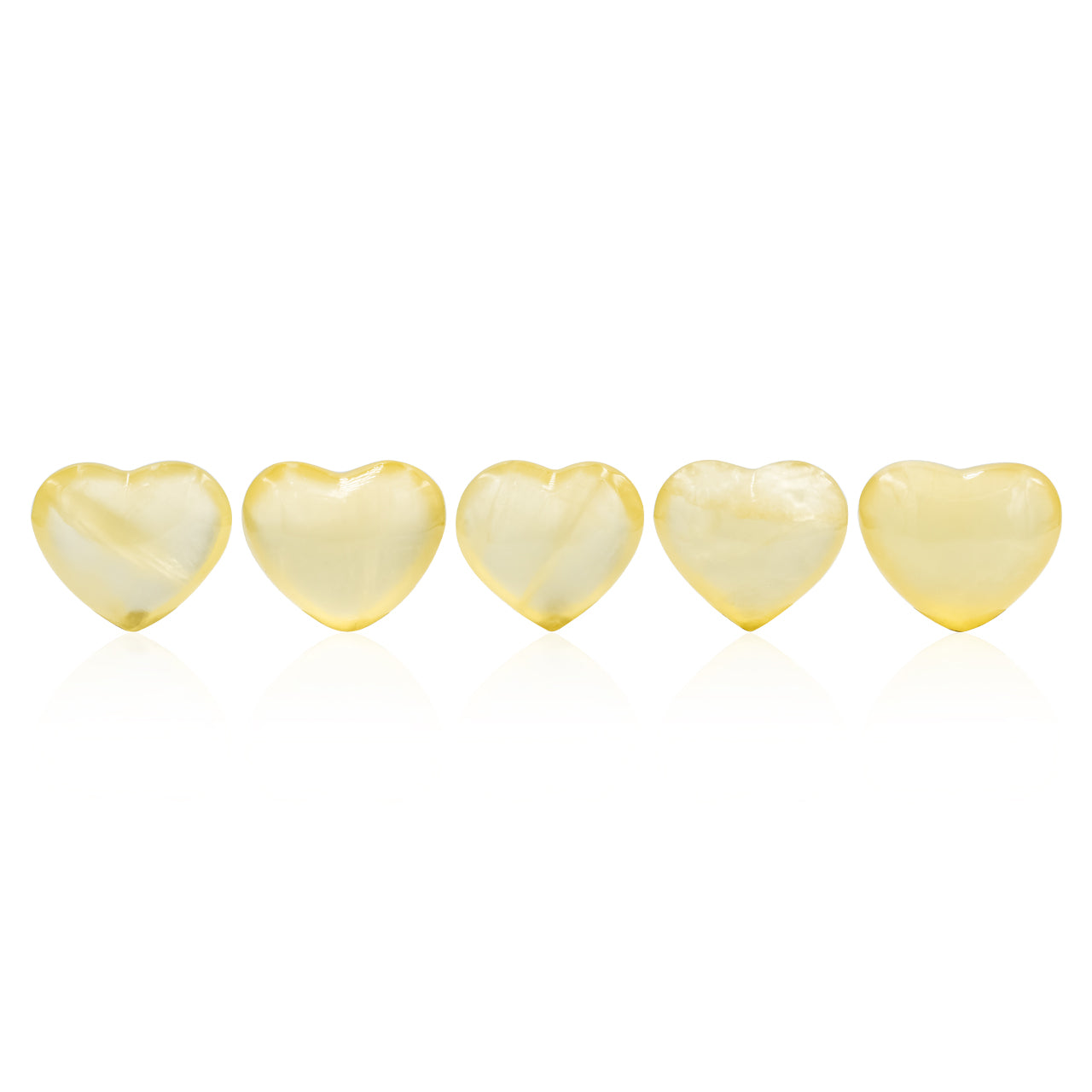 Starborn Orange Calcite Heart 23-25mm - 1 Piece