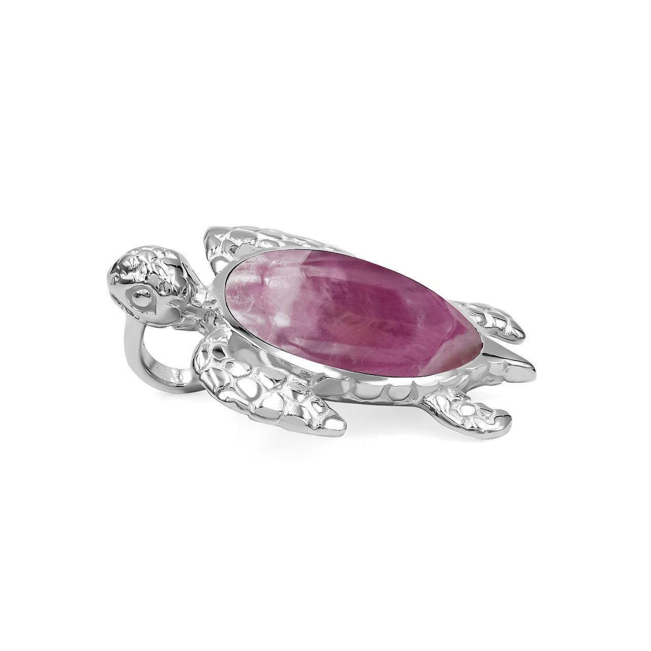 Starborn Sea Turtle Pendant in Fine Sterling Silver
