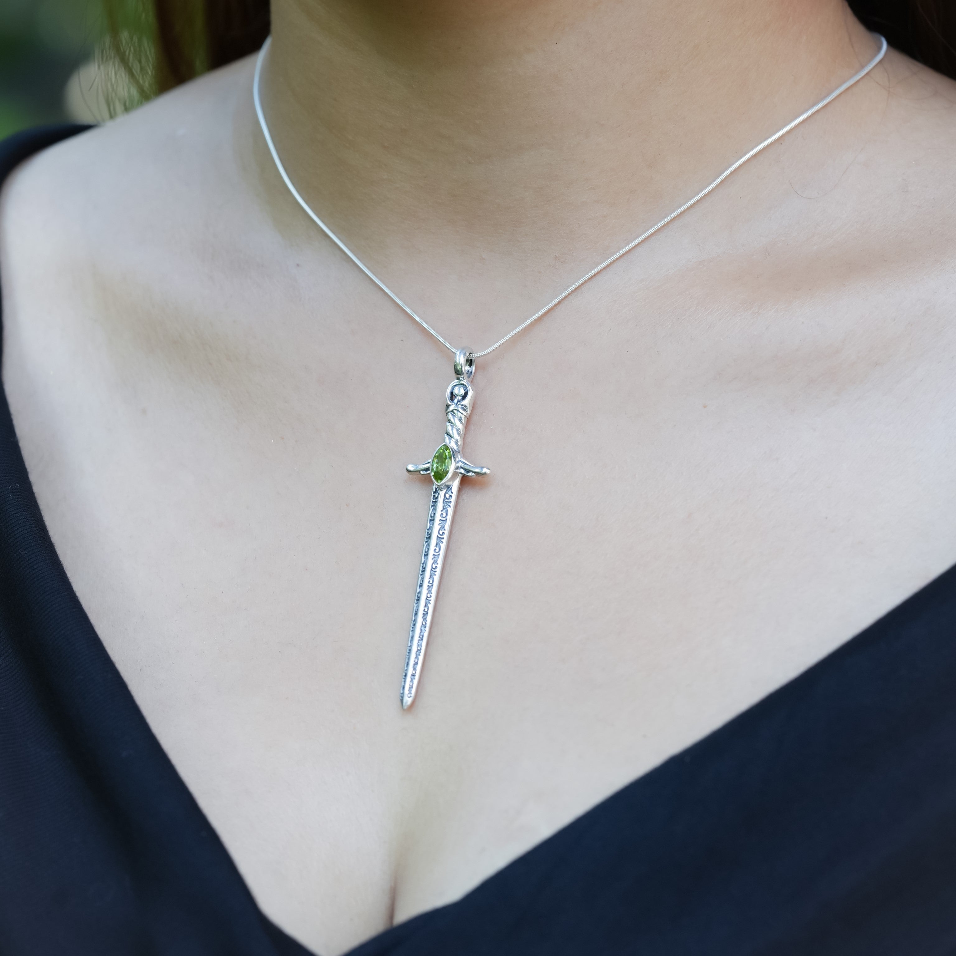 Starborn Sword Pendant in Sterling Silver