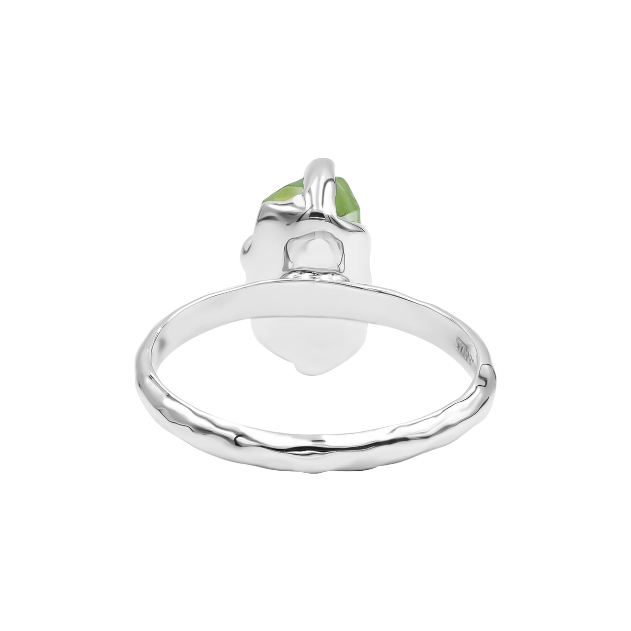 Starborn Sterling-Silberring mit Peridot-Kristallen