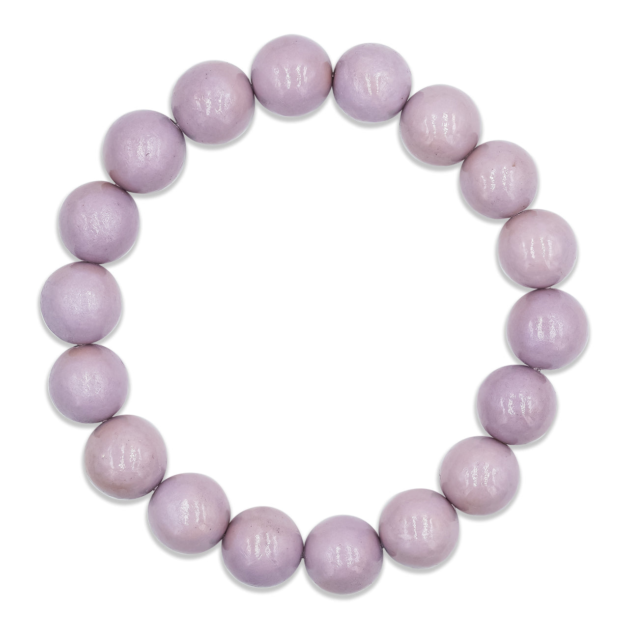 Phosphosiderite 10mm Bead Bracelet