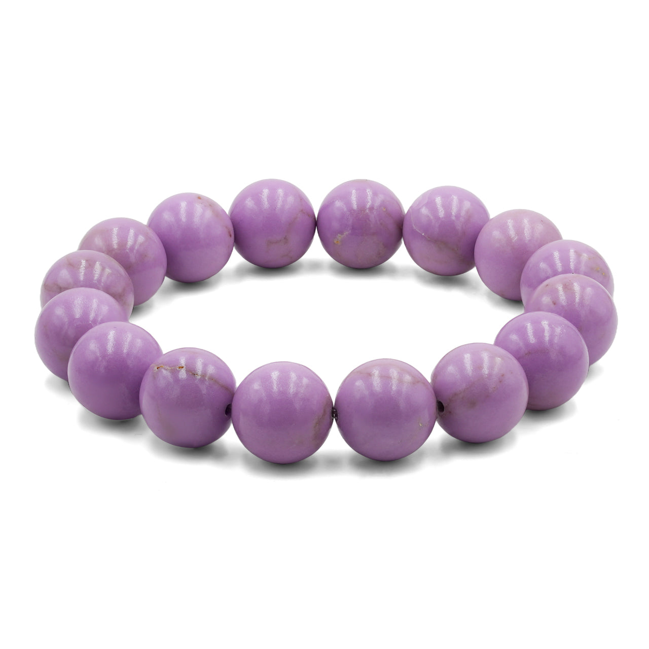 Starborn Phosphosiderite Elastic Beaded Bracelet
