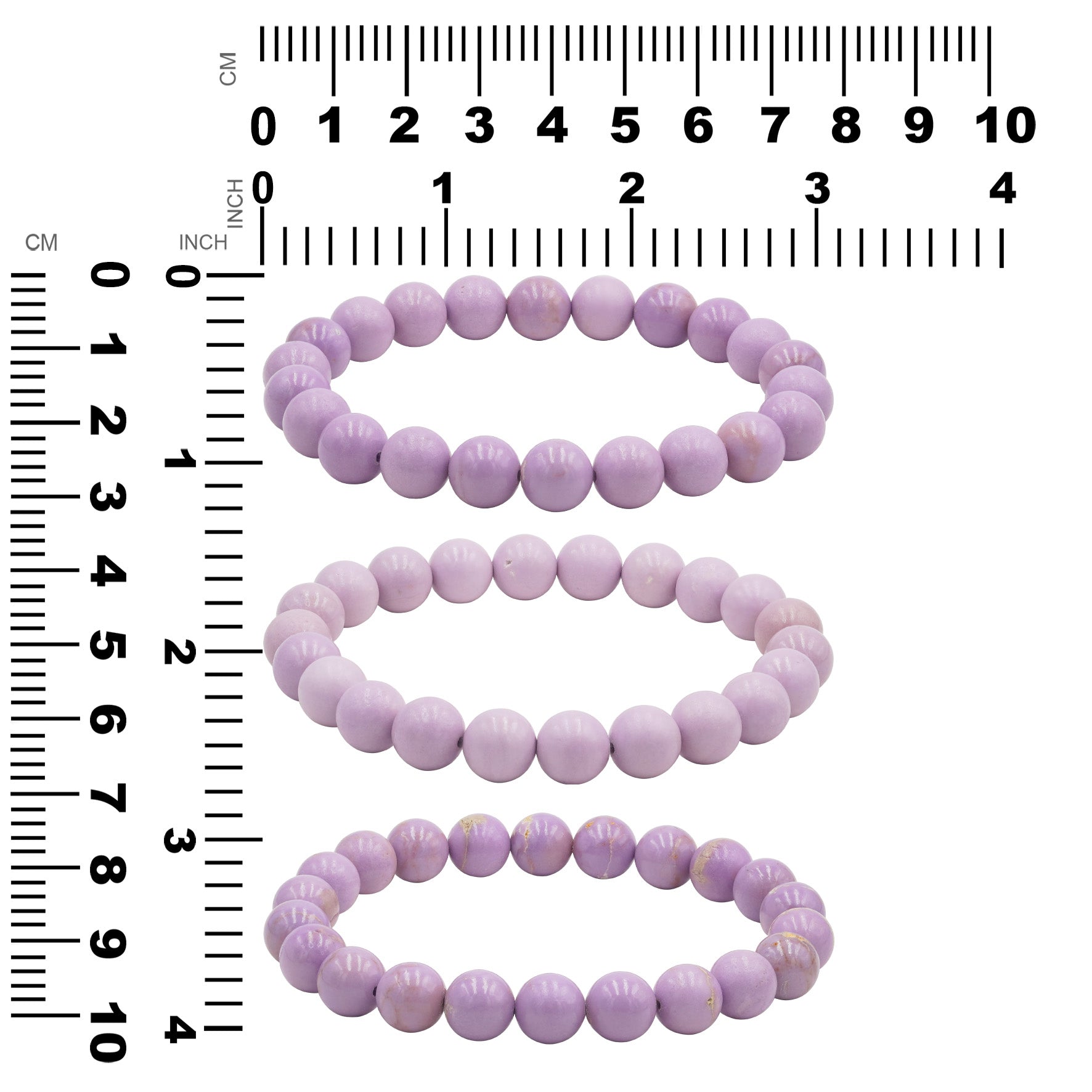 Starborn Phosphosiderite Elastic Beaded Bracelet