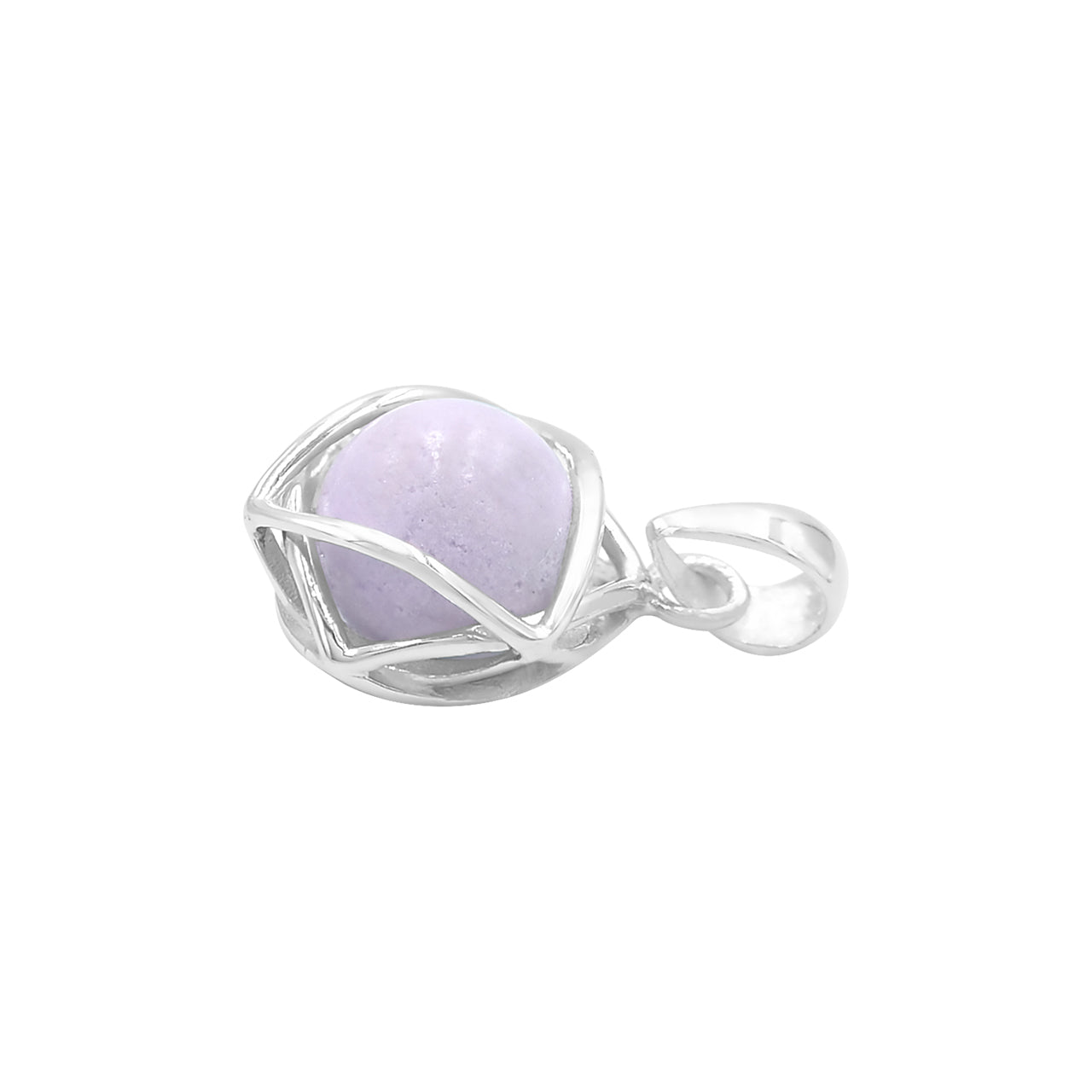 Colgante de estrella de seis puntas con esfera de piedras preciosas Starborn en plata de ley