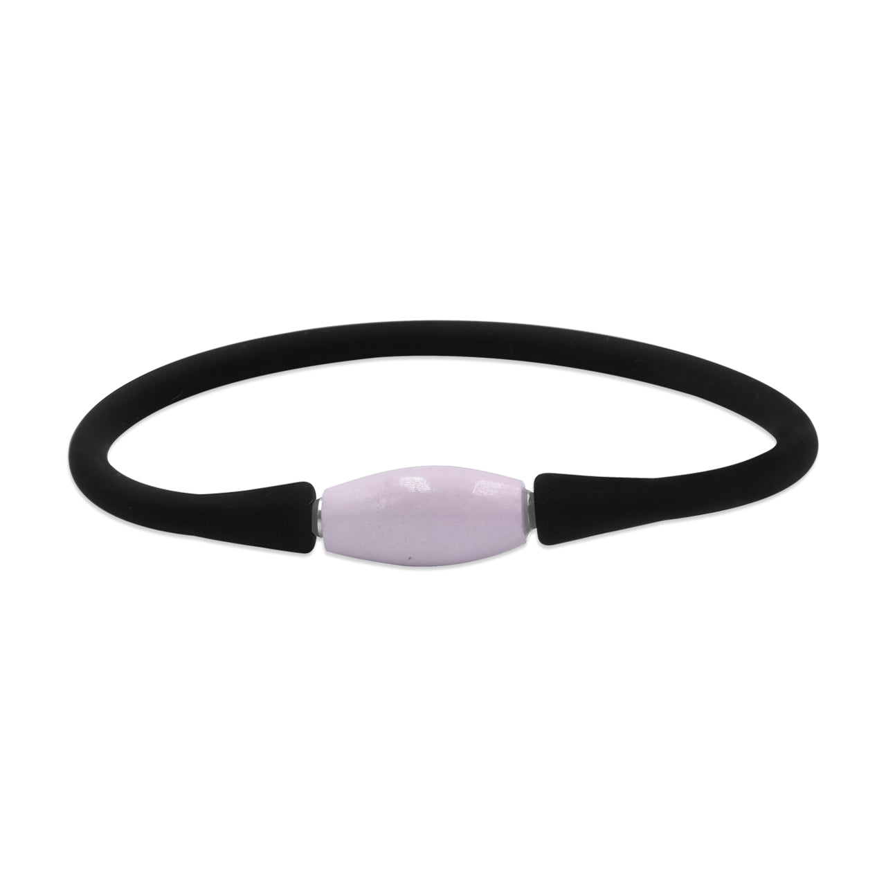 Starborn Phosphosiderite Drum Bead Silicone Bracelet