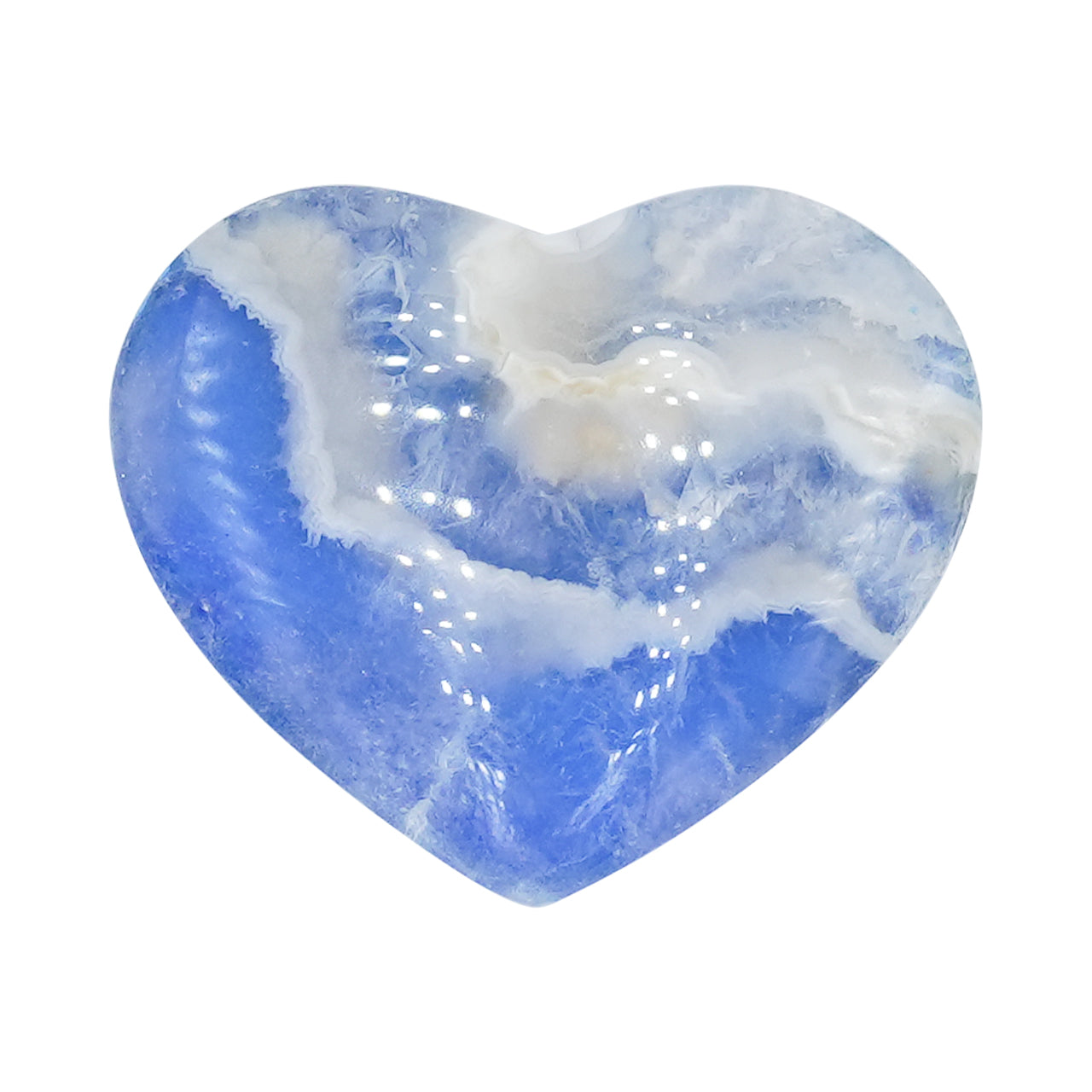 Starborn Corazón Pluma Ágata Doblete - 1 pieza