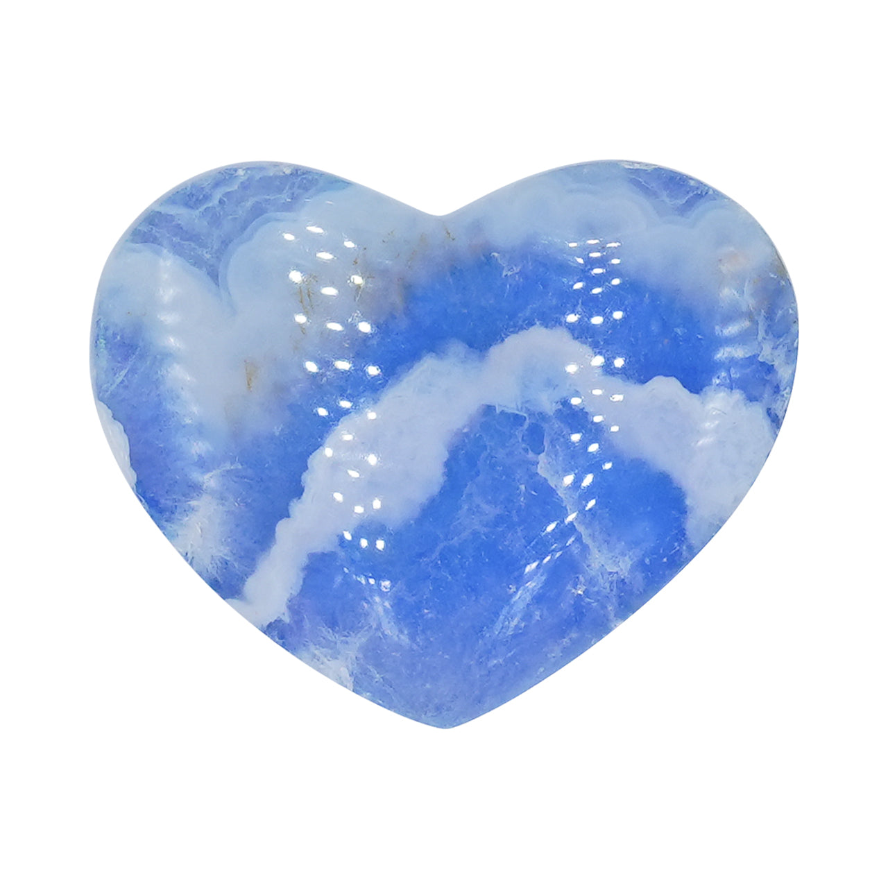 Starborn Corazón Pluma Ágata Doblete - 1 pieza