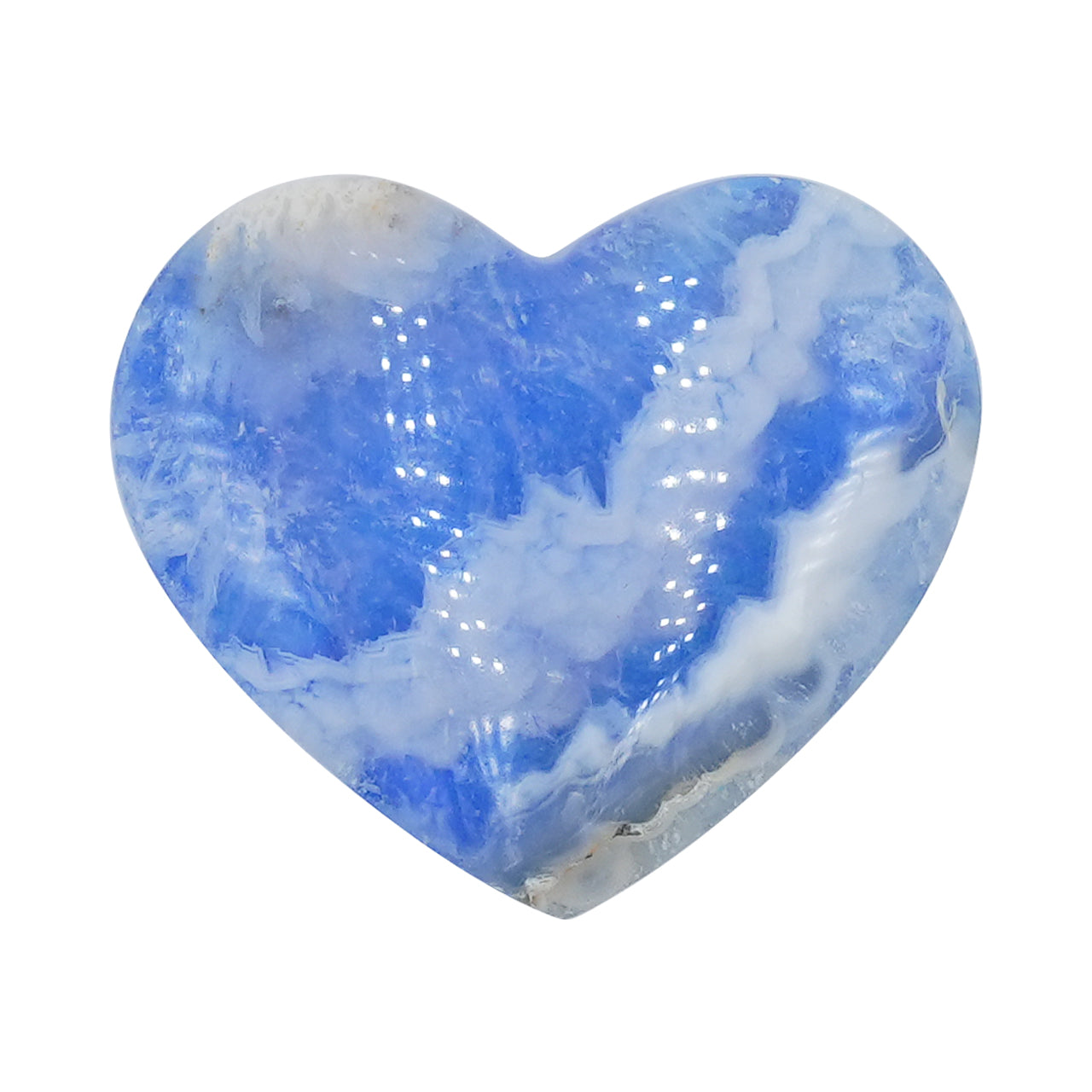 Starborn Corazón Pluma Ágata Doblete - 1 pieza