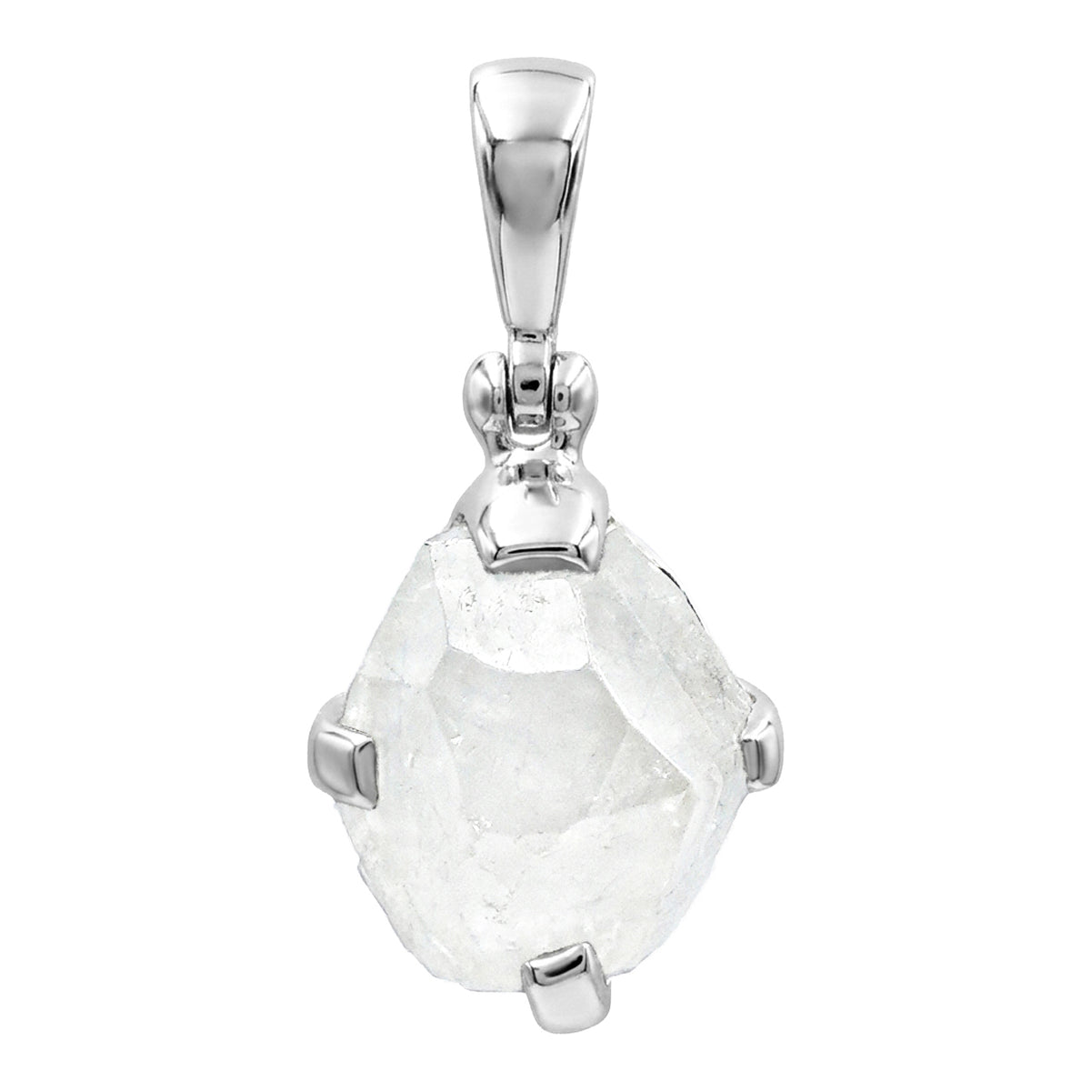 Starborn Phenakite Prongset Pendant in Sterling Silver