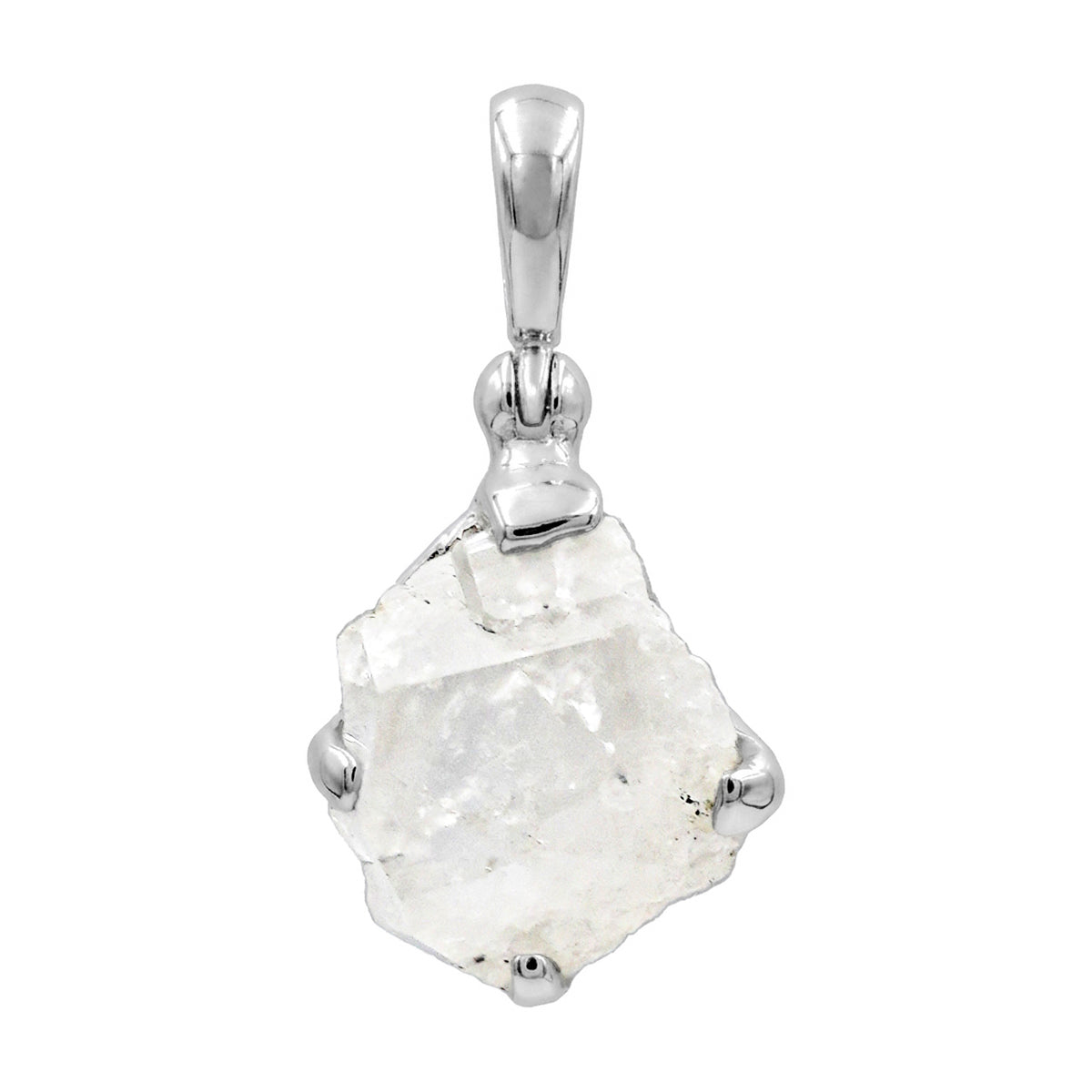 Starborn Phenakite Prongset Pendant in Sterling Silver