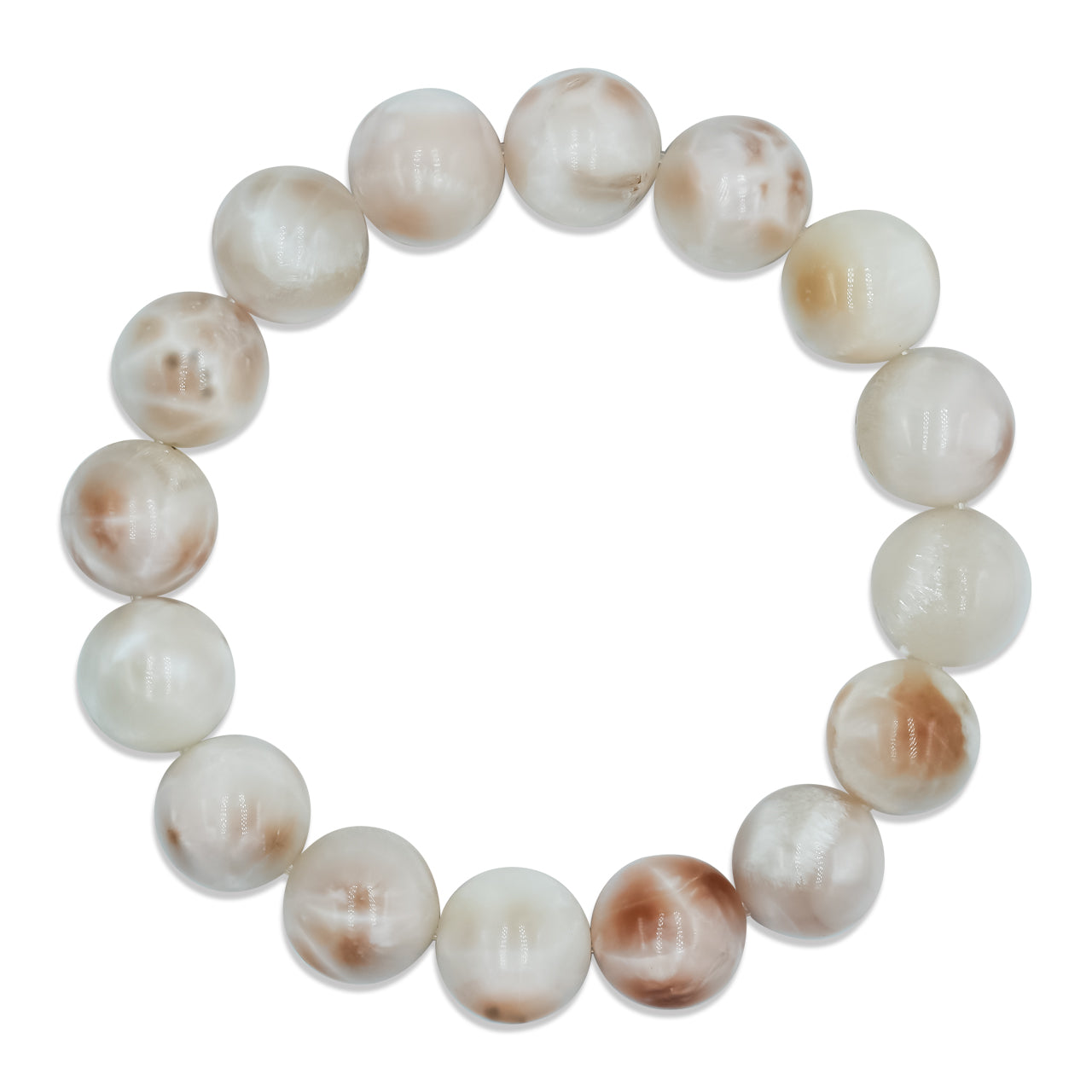 Starborn Pink Natrolite Elastic Beaded Bracelet