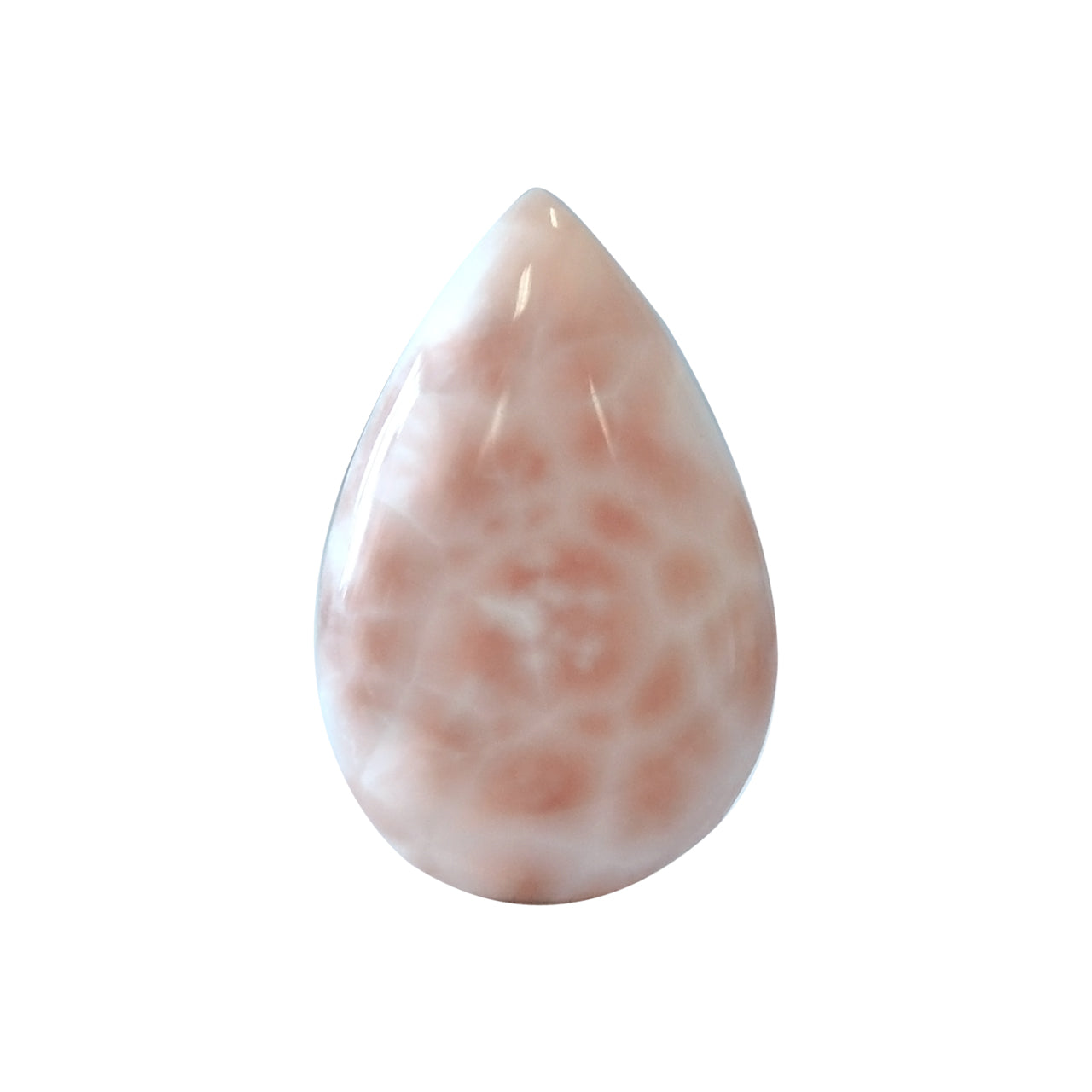 Starborn Pink Natrolite Pear Cabochon - 1 Piece