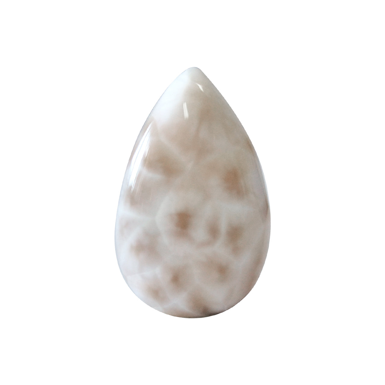 Starborn Pink Natrolite Pear Cabochon - 1 Piece