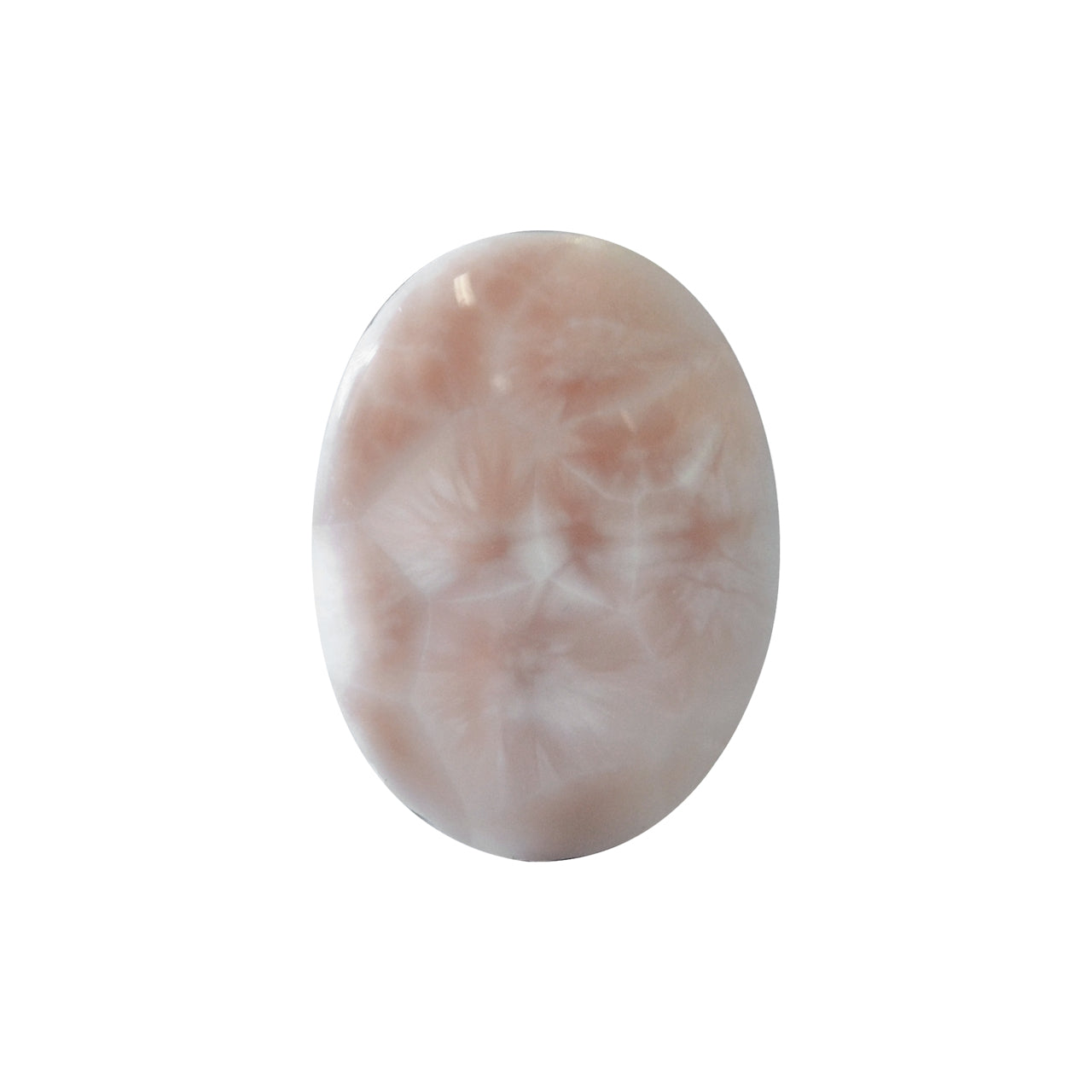 Starborn Pink Natrolite Oval Cabochon - 1 Piece
