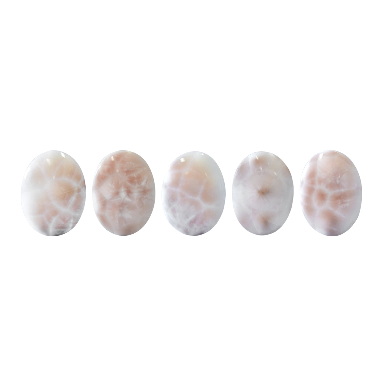 Starborn Pink Natrolite Oval Cabochon - 1 Piece
