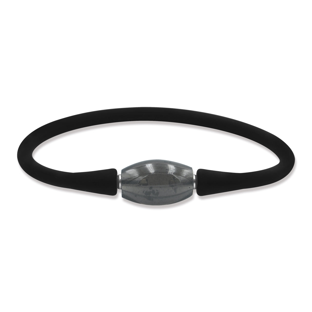 Pulsera de silicona con cuentas de tambor de perla de fuego Starborn