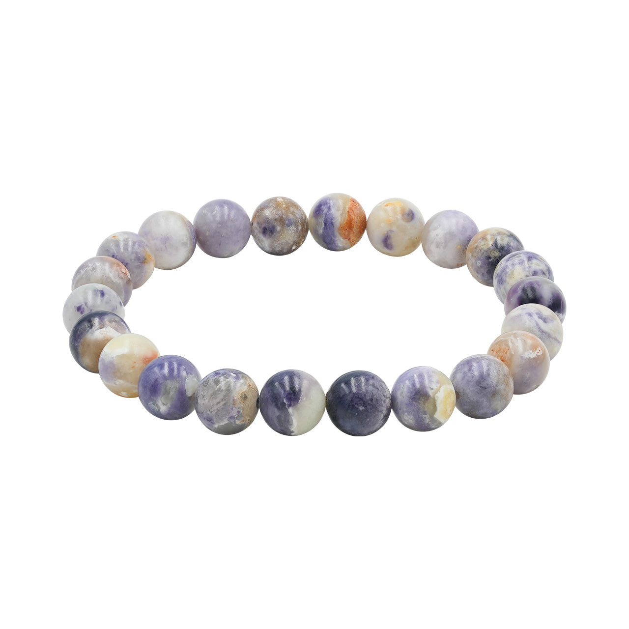 Starborn Purple Opal Elastic Beaded Bracelet