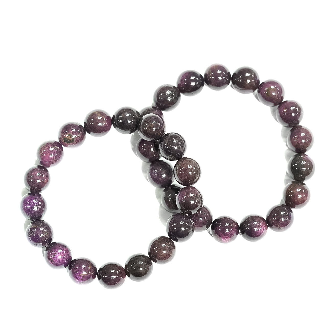 Starborn Purpurite Beaded Elastic Bracelet