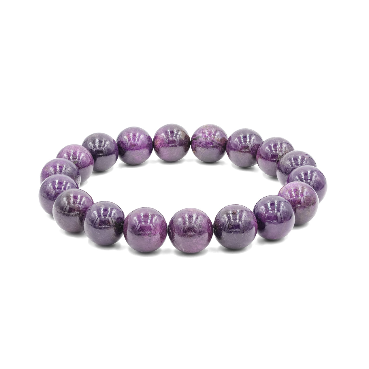 Starborn Purpurite Beaded Elastic Bracelet