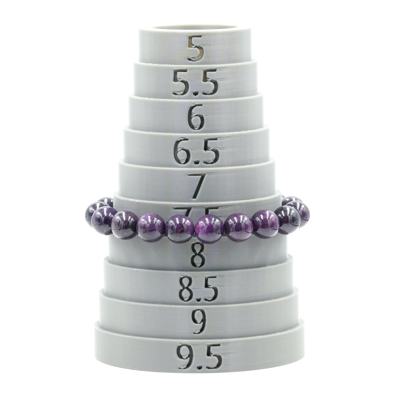 Starborn Purpurite Beaded Elastic Bracelet
