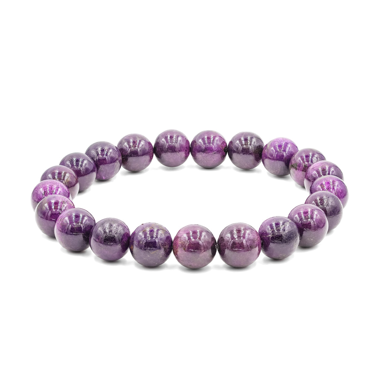 Starborn Purpurite Beaded Elastic Bracelet