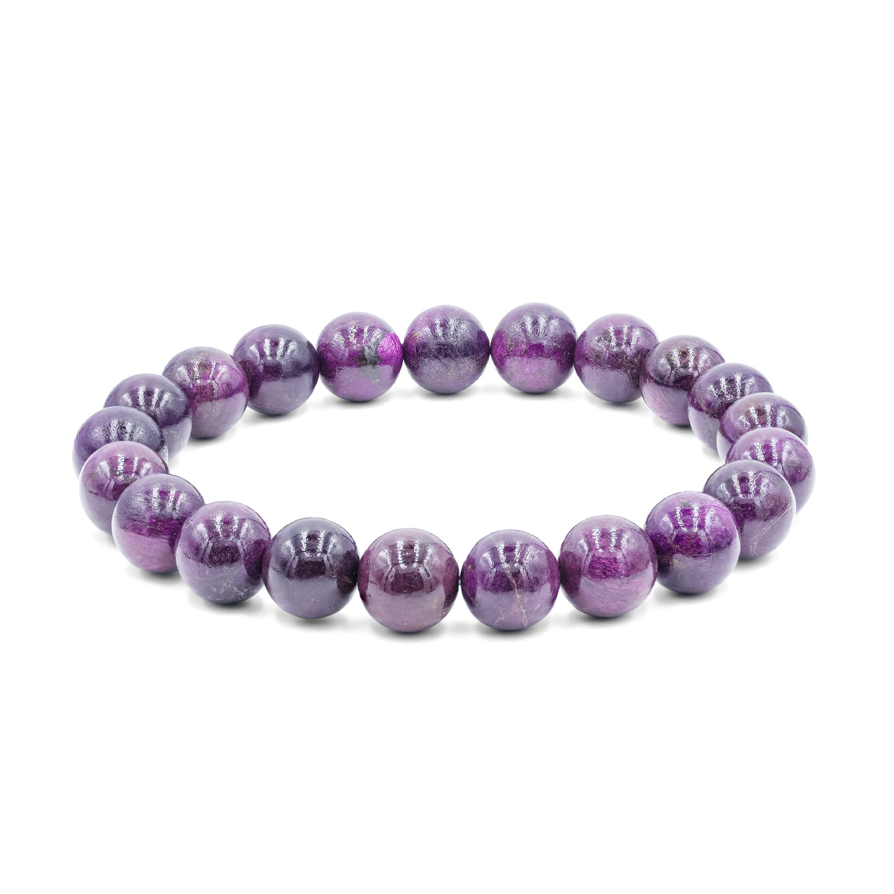 Starborn Purpurite Beaded Elastic Bracelet