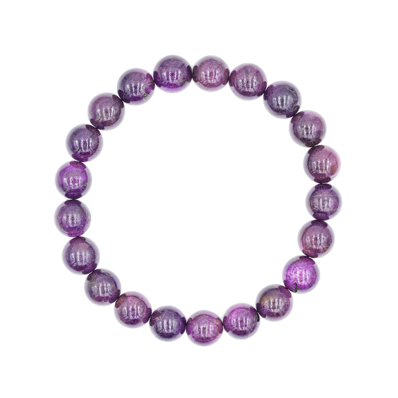 Starborn Purpurite Beaded Elastic Bracelet