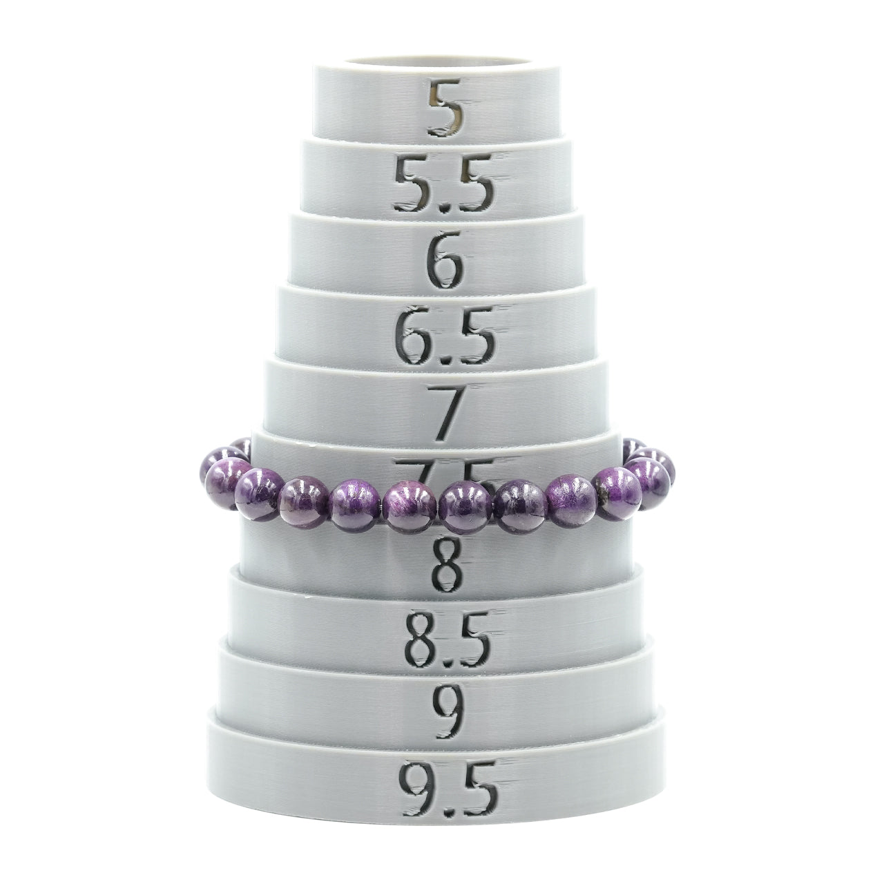 Starborn Purpurite Beaded Elastic Bracelet