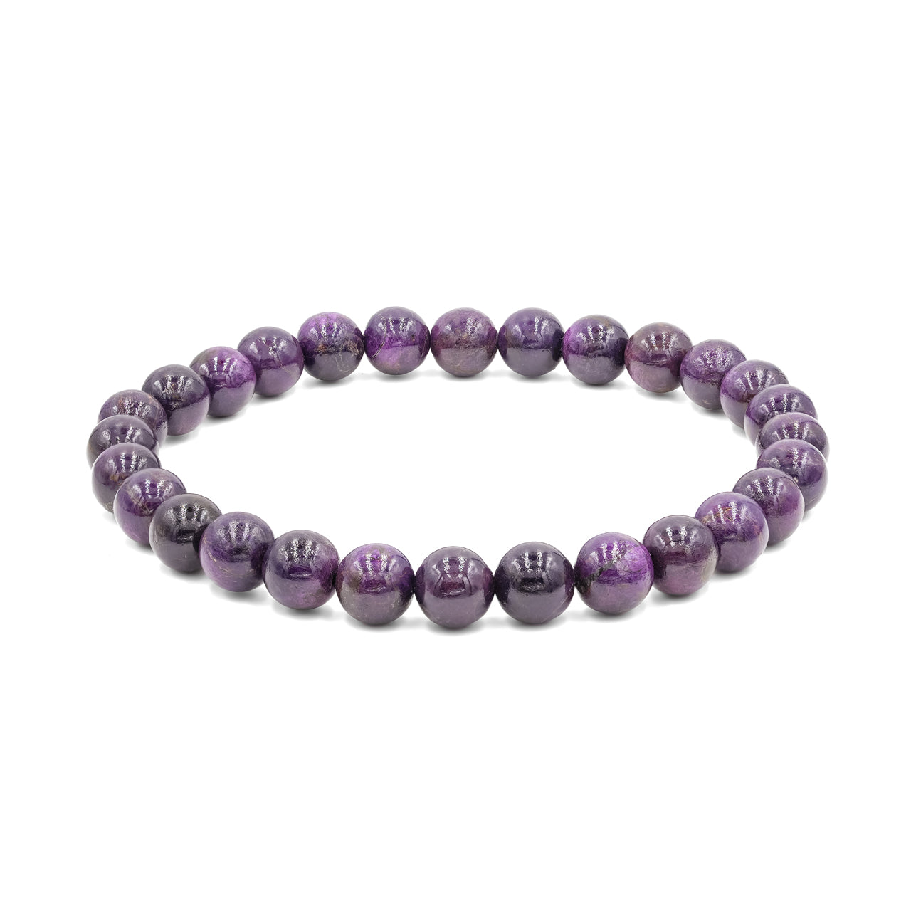 Starborn Purpurite Beaded Elastic Bracelet