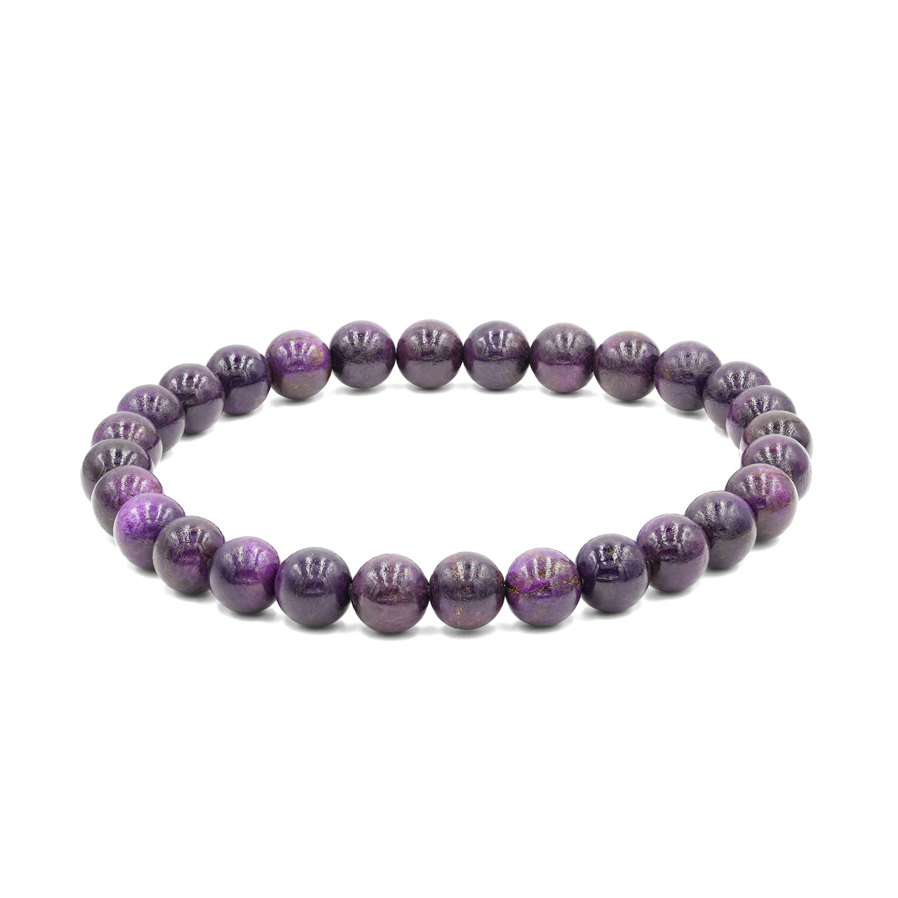 Starborn Purpurite Beaded Elastic Bracelet