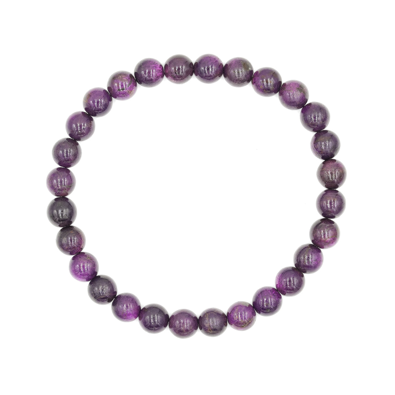 Starborn Purpurite Beaded Elastic Bracelet