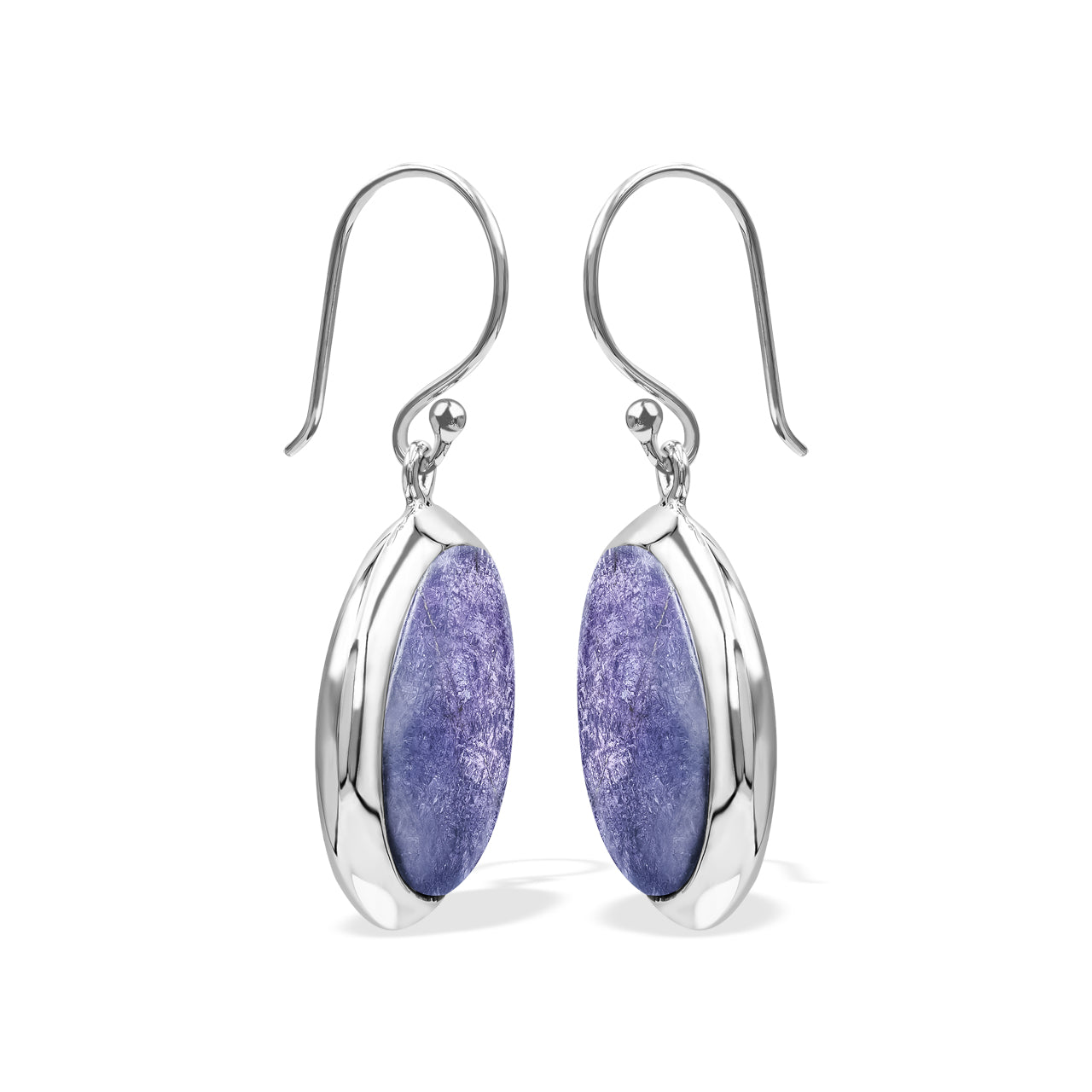 Starborn Round 18mm Gemstones Medallion Style Earring in Sterling Silver - Medium