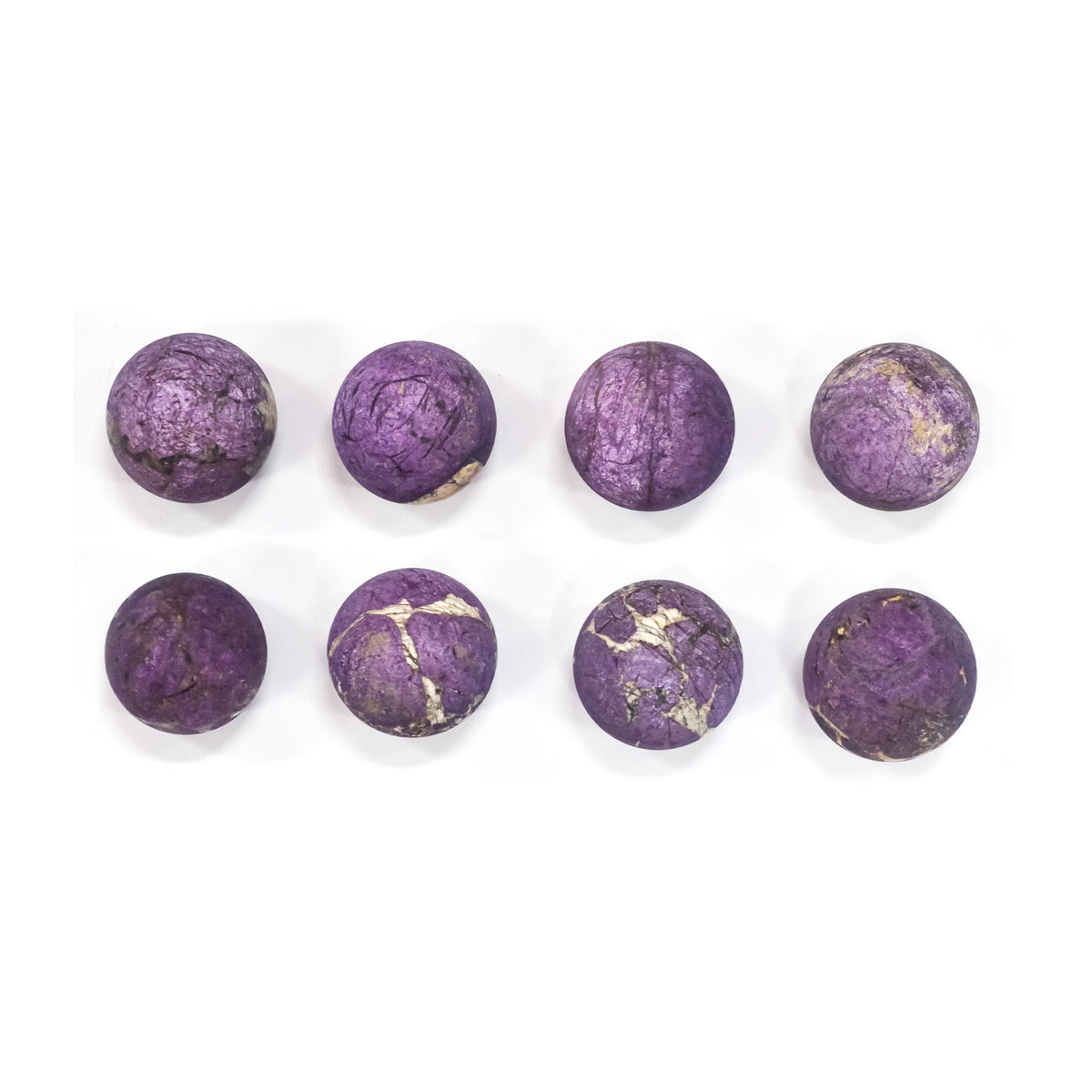 Purpurite Velvet Spheres 1000 grams - 8 pieces