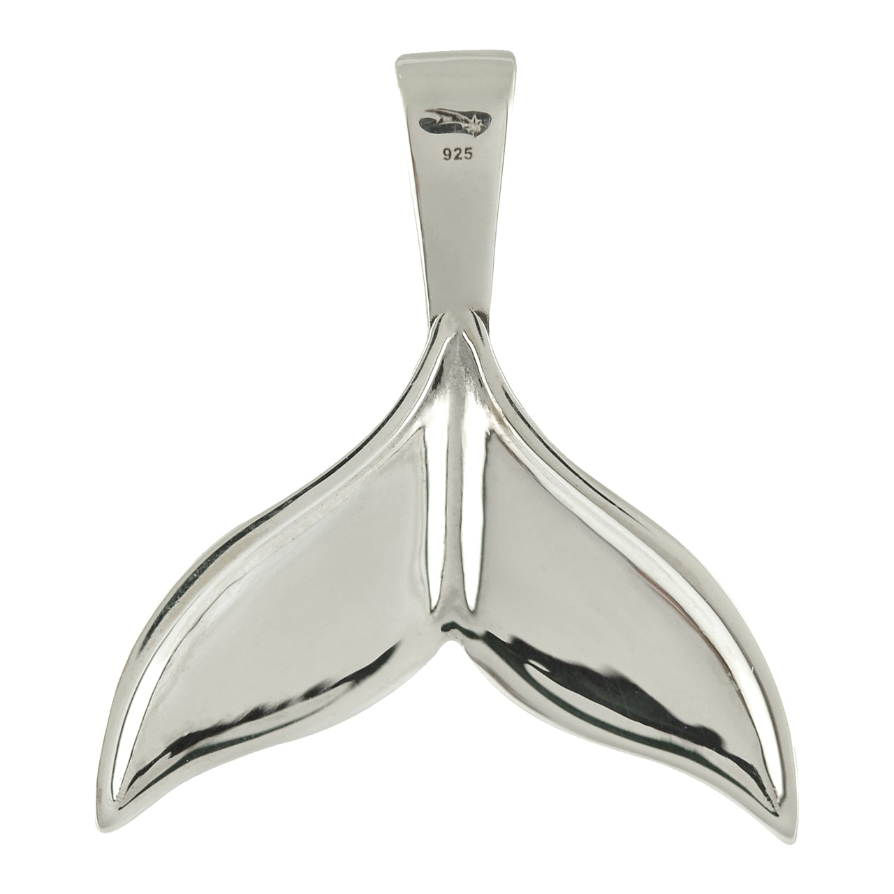 Starborn Roter Korallen-Walschwanz-Anhänger aus Sterlingsilber