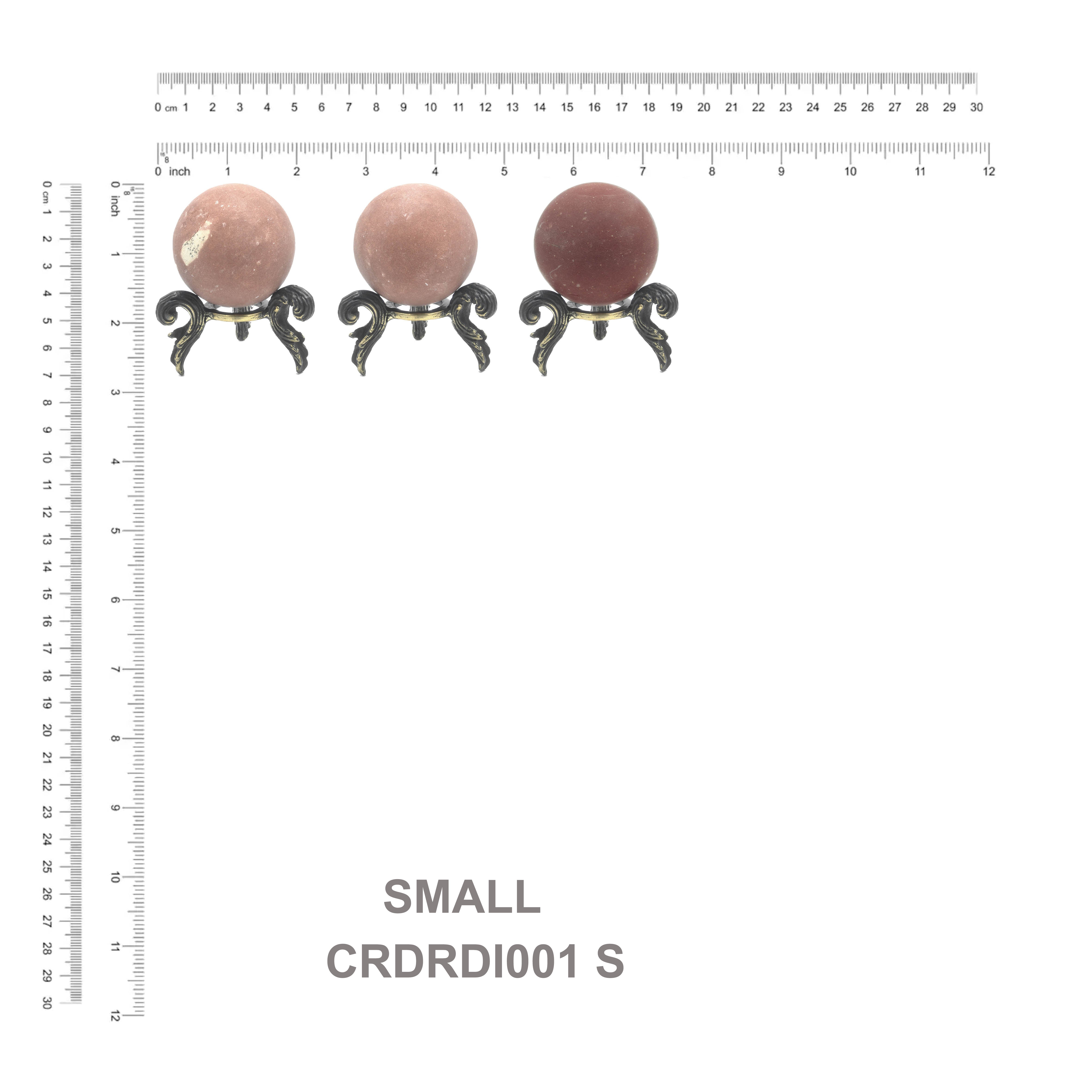 Starborn Sedona Vortex Red Rocks Display Sphere with Brass Stand