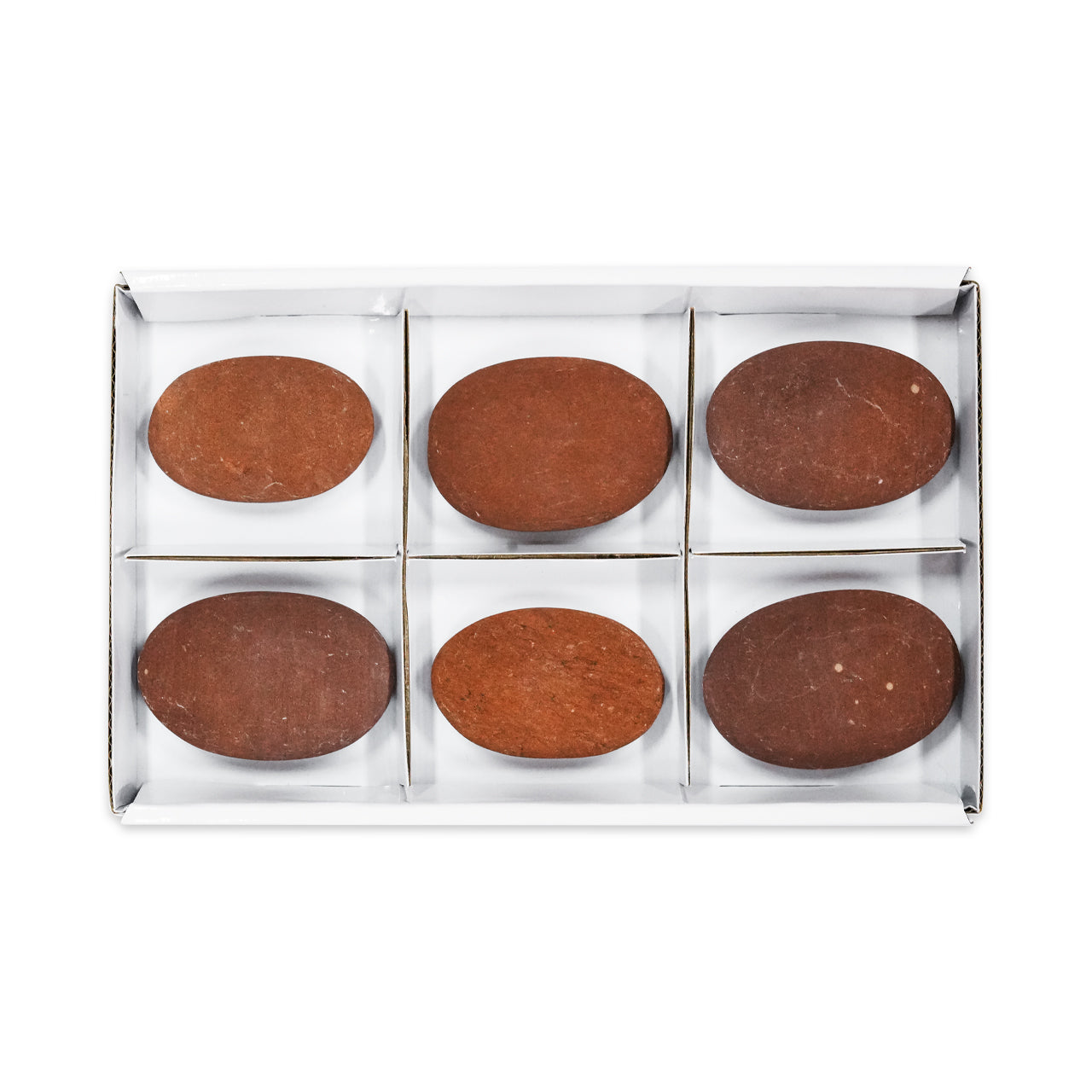 Starborn Sedona Vortex Red Rock Palm Stone 350 gramos - 6 piezas