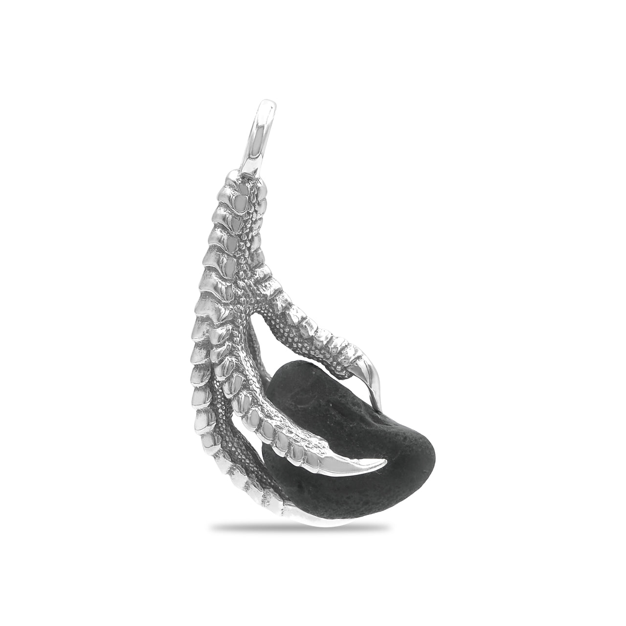 Colgante con forma de garra de águila y piedras preciosas de Starborn en plata de ley
