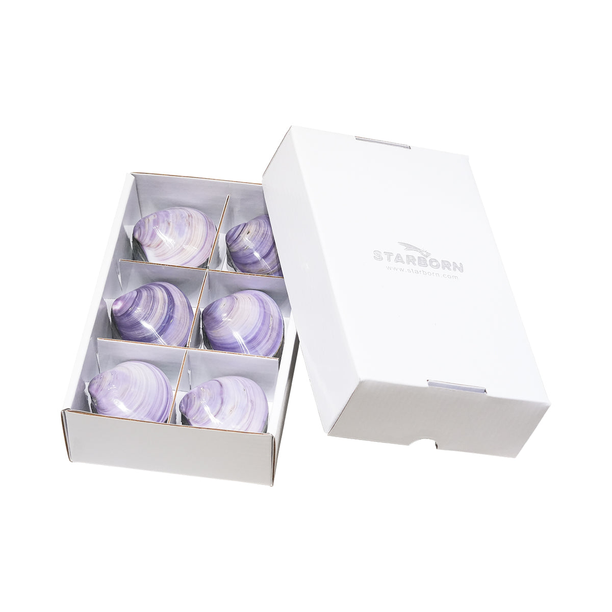 Starborn Prehnit Handschmeichler flach 350g - 6 Stück