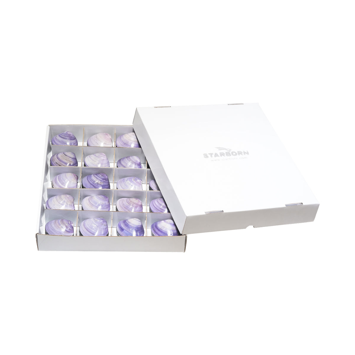 Starborn Prehnit Handschmeichler flach 350g - 6 Stück