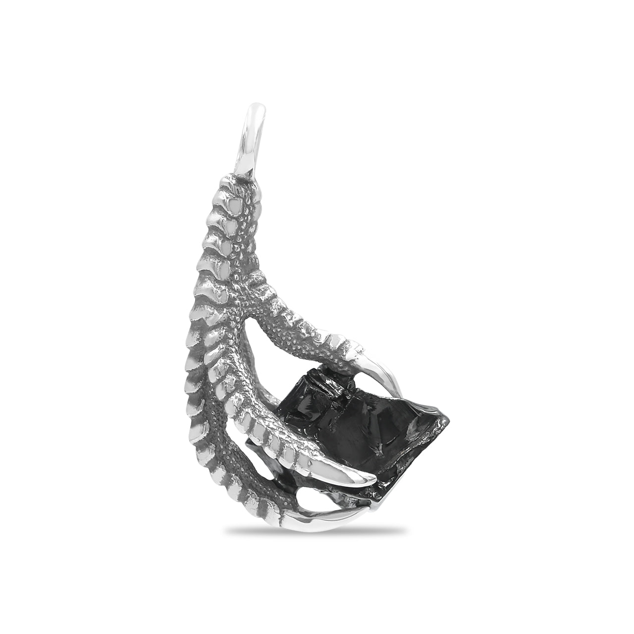 Colgante con forma de garra de águila y piedras preciosas de Starborn en plata de ley