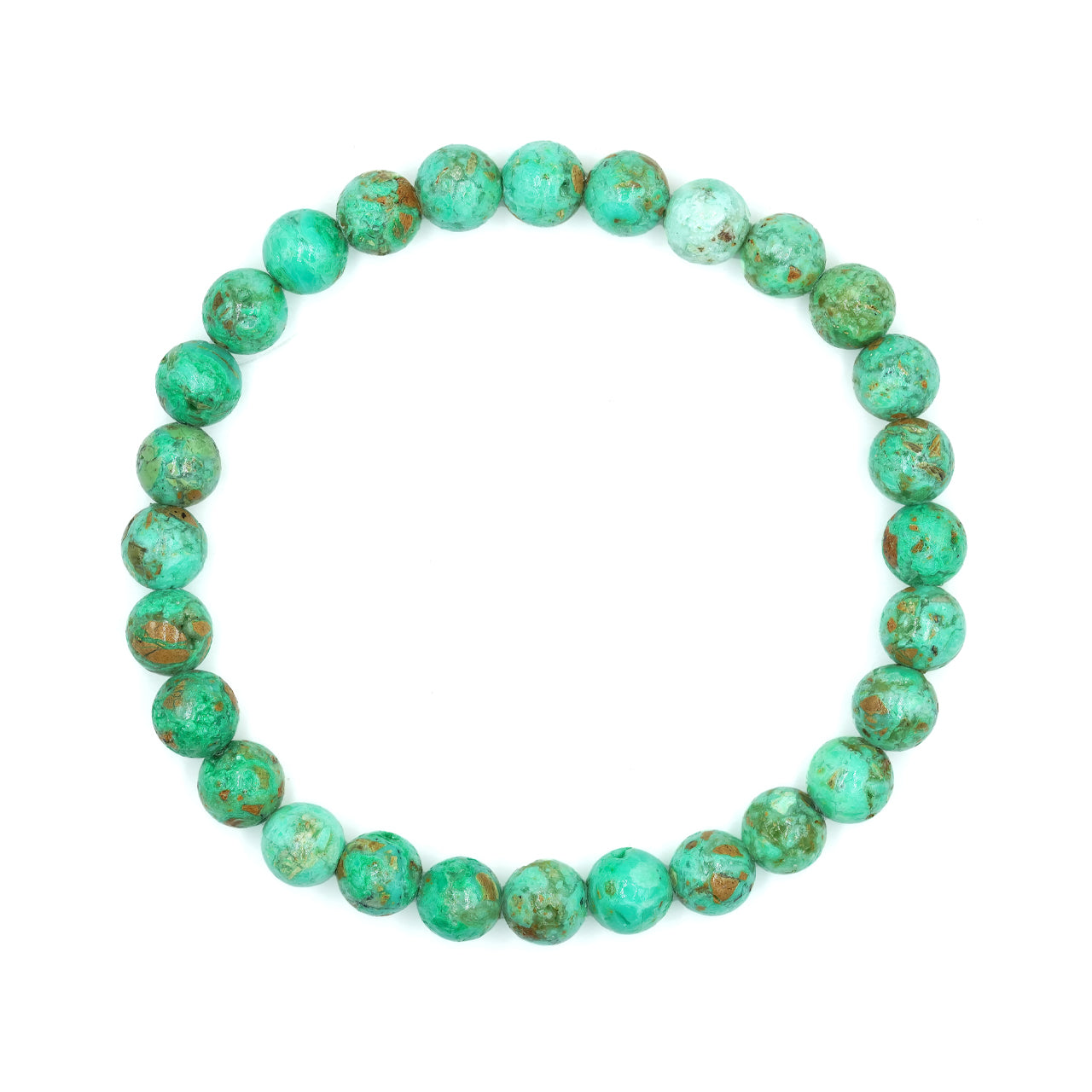 Starborn Smithsonite Beaded Elastic Bracelet