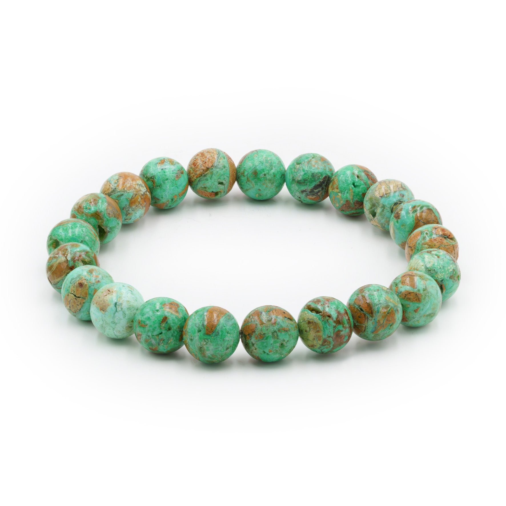 Starborn Smithsonite Beaded Elastic Bracelet