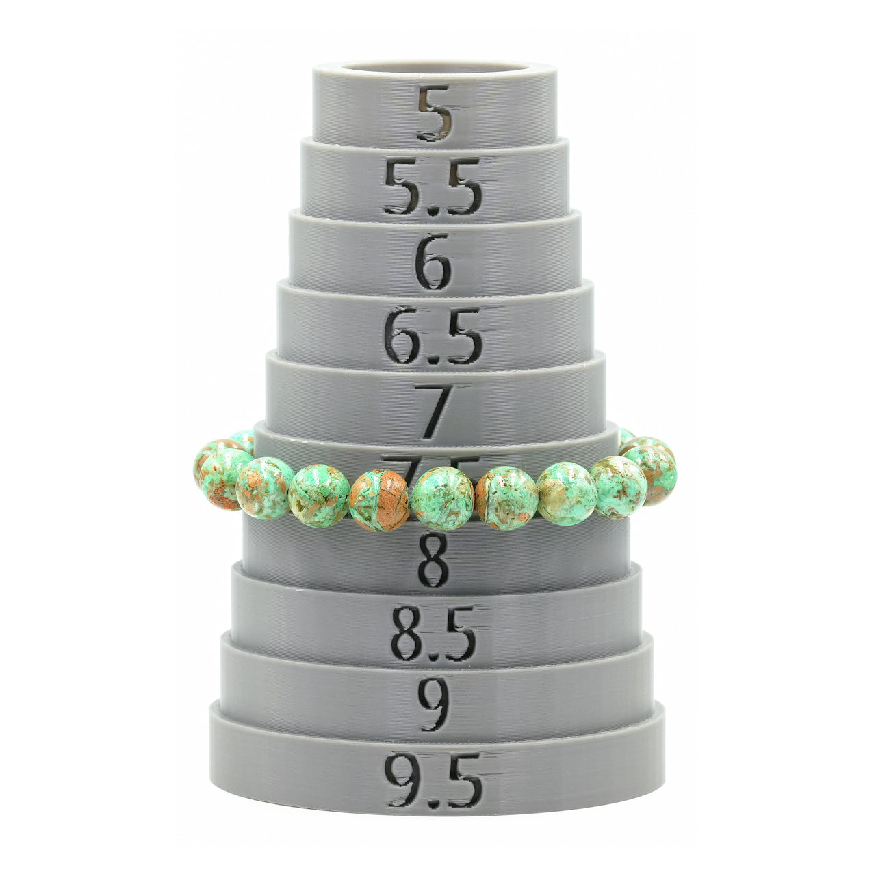 Starborn Smithsonite Beaded Elastic Bracelet