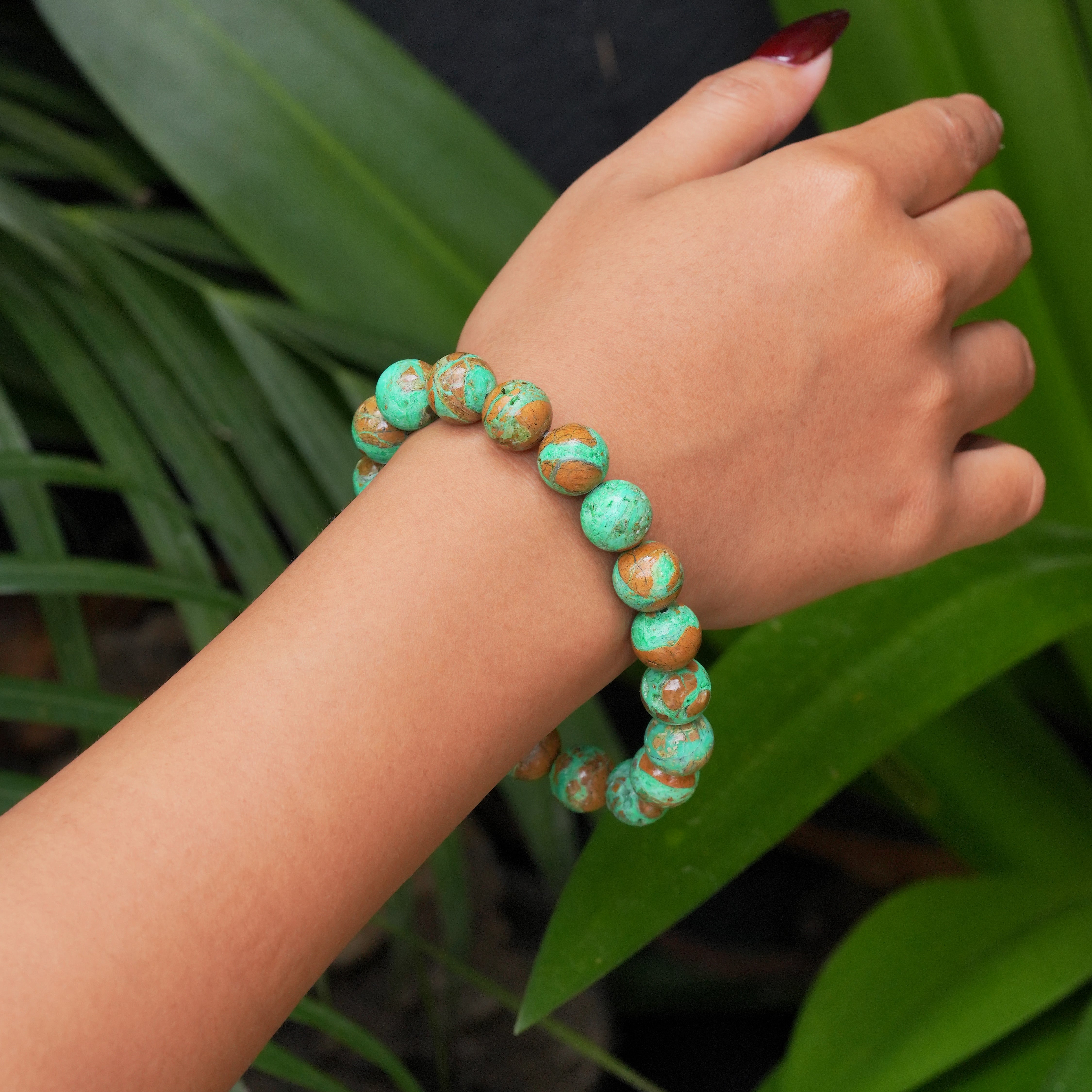 Pulsera elástica con cuentas de esmitonita Starborn