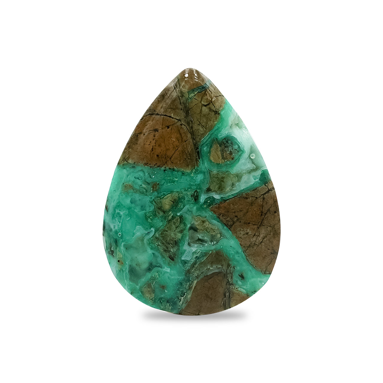 Starborn Smithsonite Pear Cabochon 25 mm Tall - 1 piece