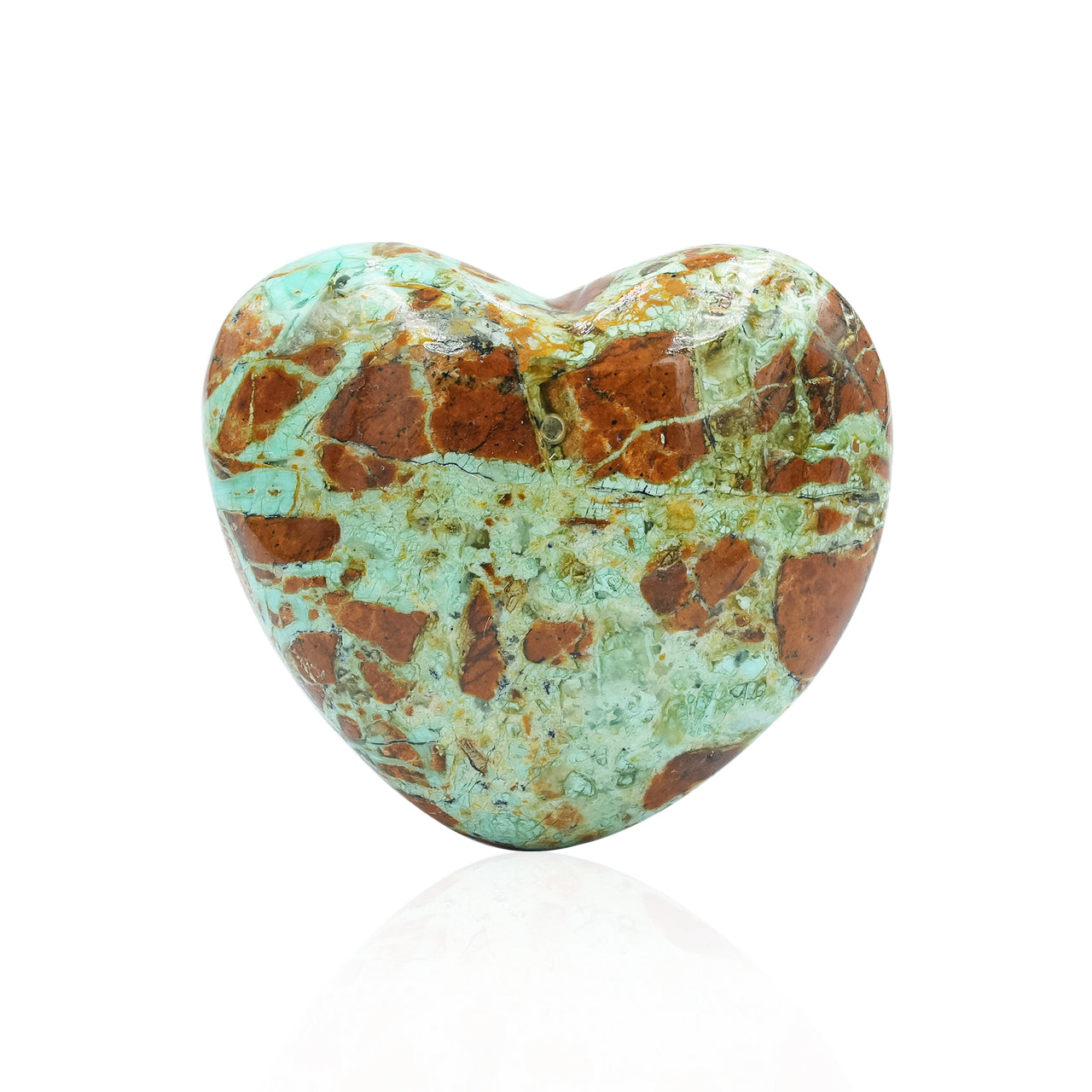 Cabujón Corazón Starborn Smithsonita 29-33 mm - 1 Pieza