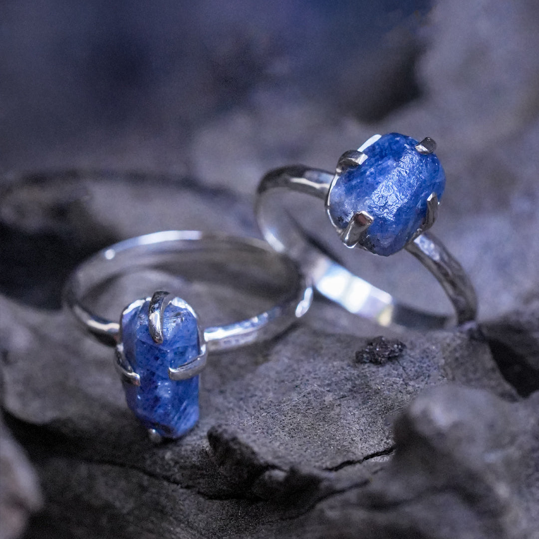 Starborn Sapphire Crystal Prong Set Ring in Sterling Silver